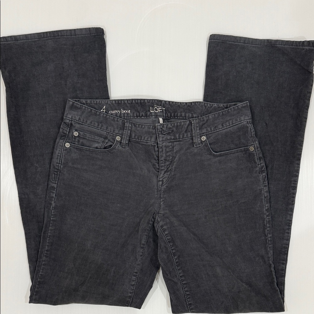 LOFT Women's Charcoal Boot Cut Jeans